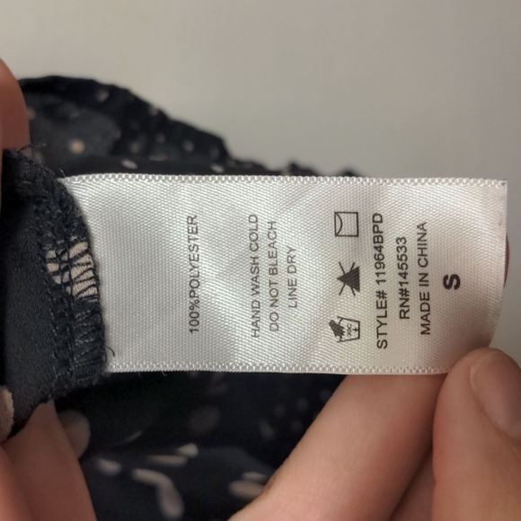 Anthropologie W5 Polka Dot Top - Picture 5 of 6